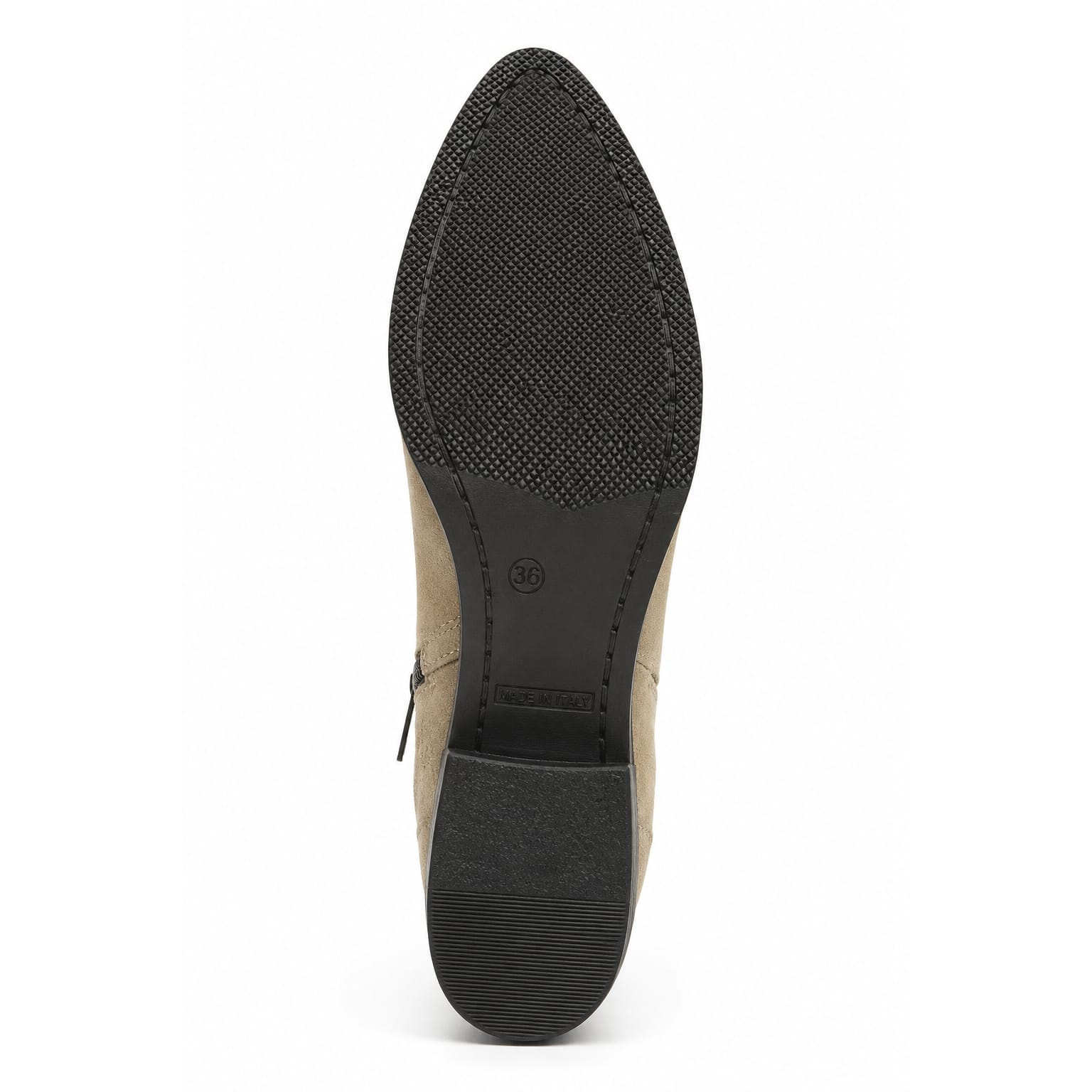 Texano basso in vera pelle scamosciata - tacco 5 cm