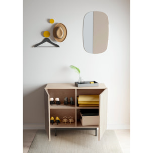 Aparador bajo Printed roble 78x90x34 cm