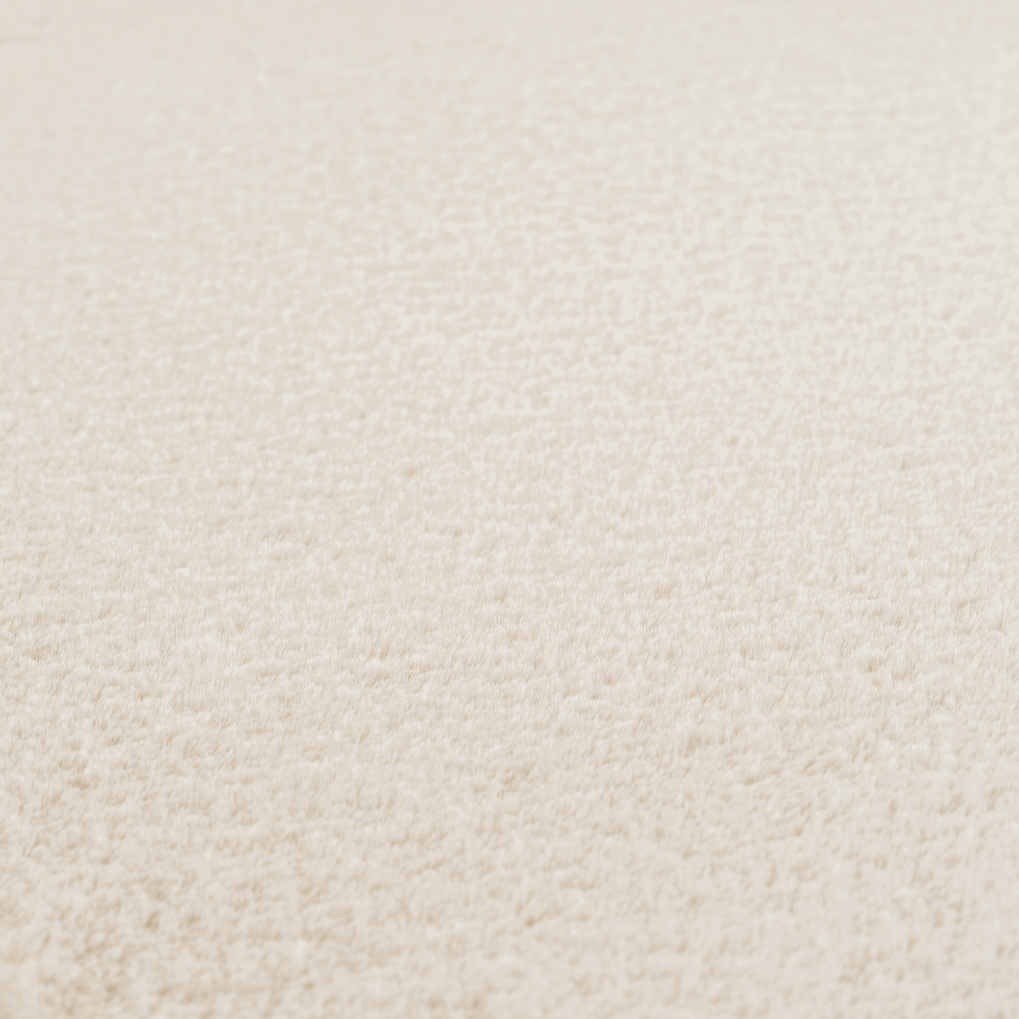 ALBA - Tapis doux creme à poils courts