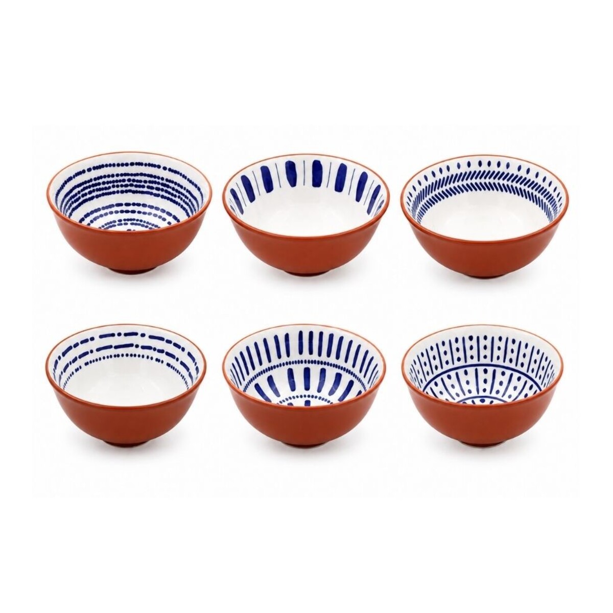 Lot de 6 petits bols, SANTORIN