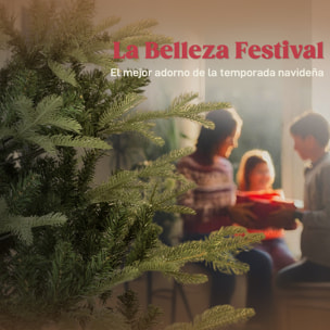 Árbol de Navidad Artificial 150 cm, Árbol de Navidad con 492 Ramas Densas y Soporte Metálico Plegable, Fácil Montaje, para Salón, Interior, Verde