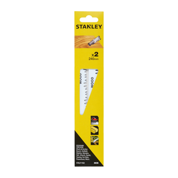 Stanley Lame de scie sabre HCS 240mm