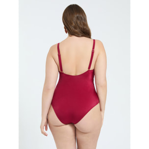 Fiorella Rubino - Traje de baño entero con motivo de anilla - Rojo