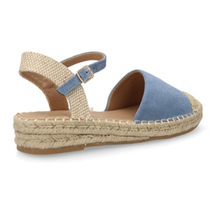 Alpargata mujer yute comoda cierre de hebilla