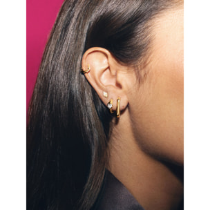 Pendiente Suelto Egypt Plata Baño Oro