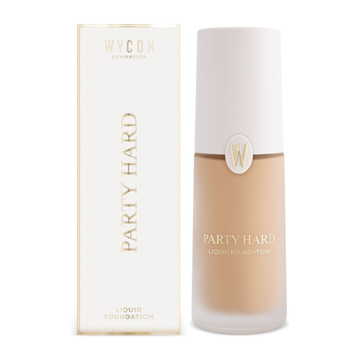 PARTY HARD Fondotinta fluido vegan friendly dal finish luminoso e naturale