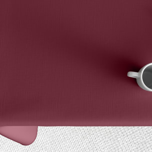 Nappe imprimée Coton Anti Tache Aubergine