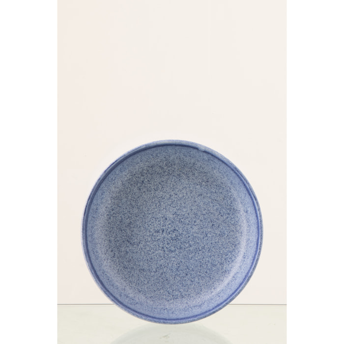 J-Line Bol Luna - céramique - bleu - large