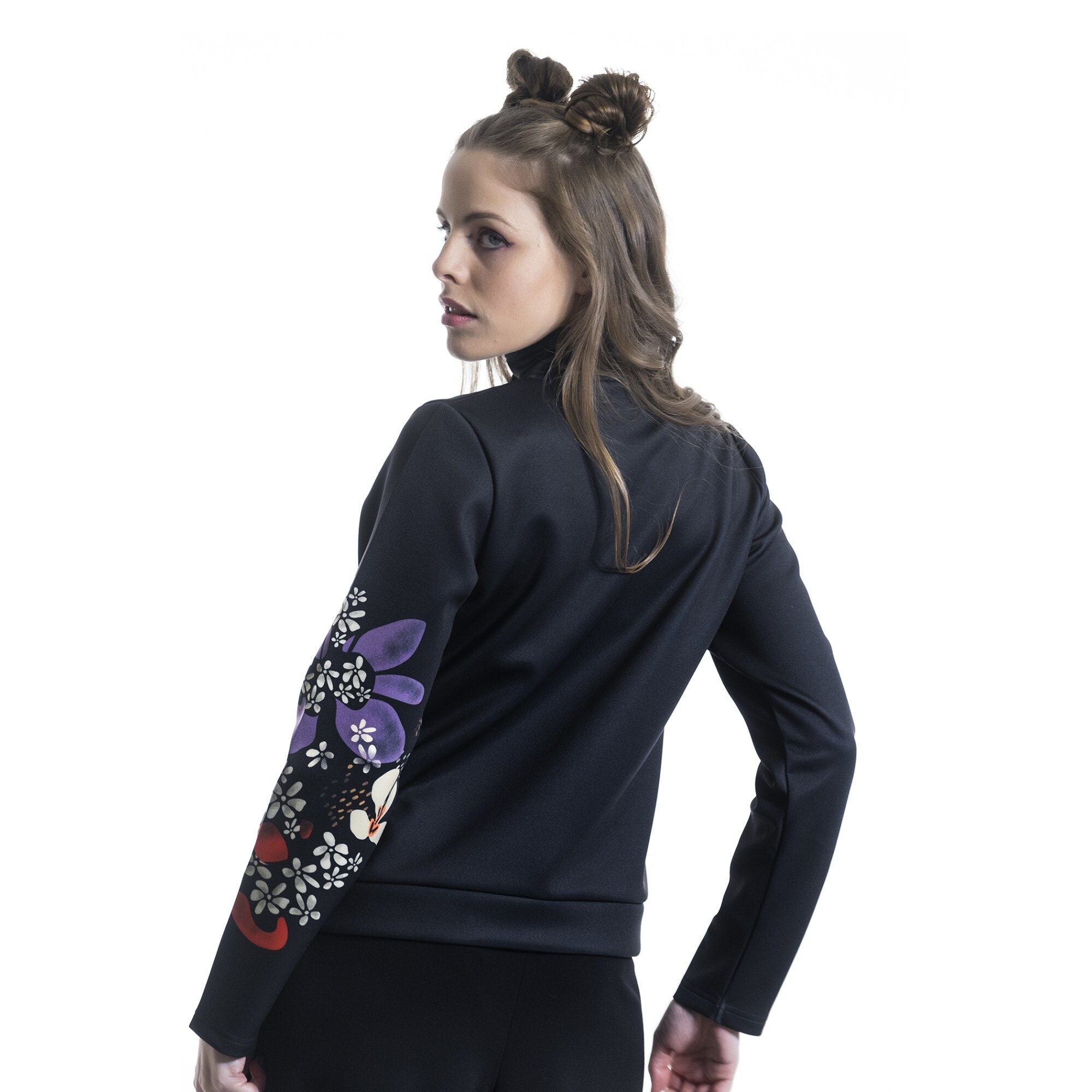 Mamatayoe Chaqueta Cosmic Para Mujer, Manga Larga, Estampado