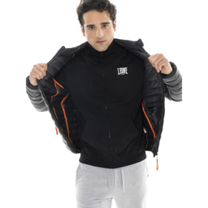 Piumino invernale da uomo con zip e cappuccio "Basic"