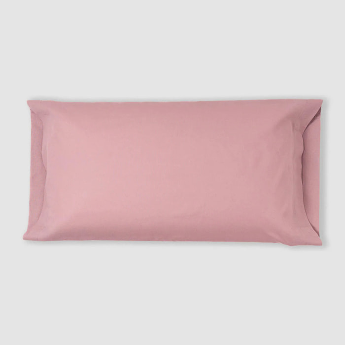 Funda de almohada algodón lisa