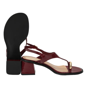 Sandali infradito con accessorio - tacco 6,5 cm