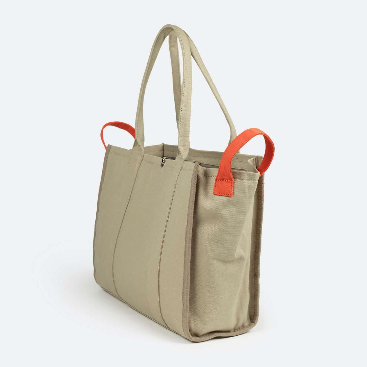BOLSO CALA SHOPPER C/TAUPE + ORANGE