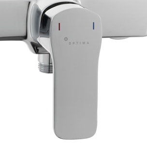 Cube Way mitigeur de douche sans set de douche, 150 mm, chrome (CU268)