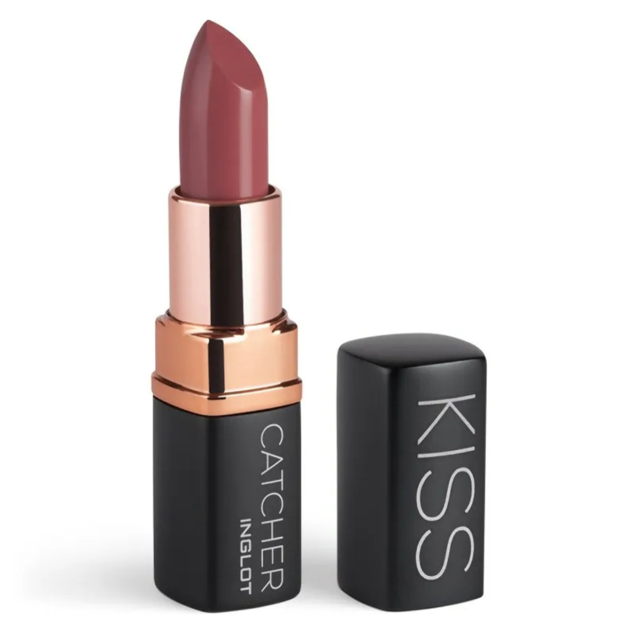 INGLOT Kiss Catcher Lipstick Call Me Babe 909, Labial en barra cremoso & hidratante, Hidrata y cuida tus labios, Alta pigmentación, Ingredientes naturales con Vitamina E, Color: Rosa Intenso 4,0gr