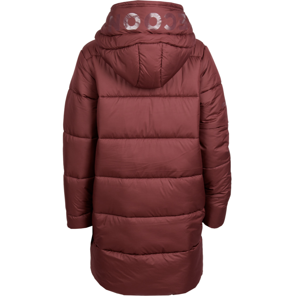 Chaqueta Paris Long Jacket marca ECOON - granate oscuro