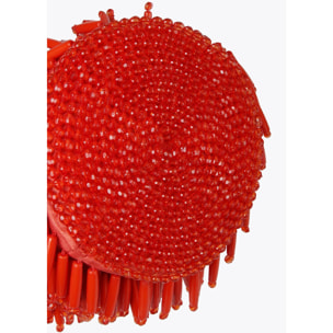 Borsetta strass effetto corallo