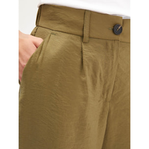 Motivi - Pantaloni carrot misto modal - Verde