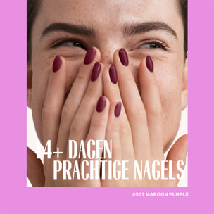 Vernis semi-permanent - 307 Maroon Purple - 15 ml