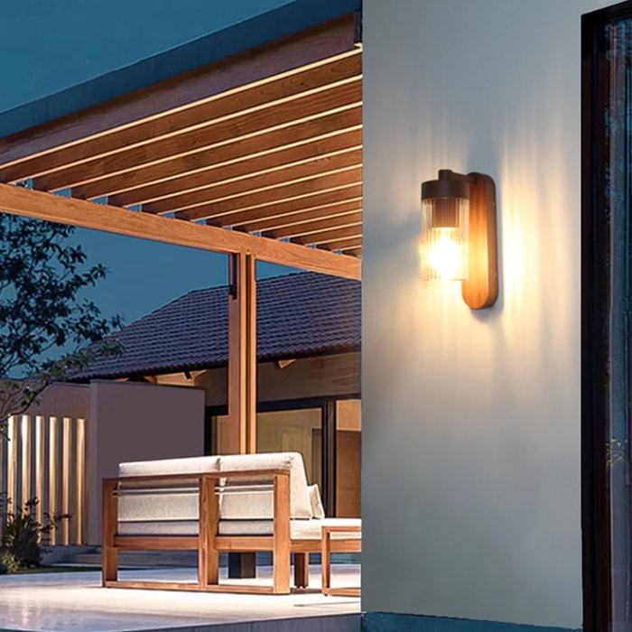 Applique murale secteur CLARA E27 H24cm