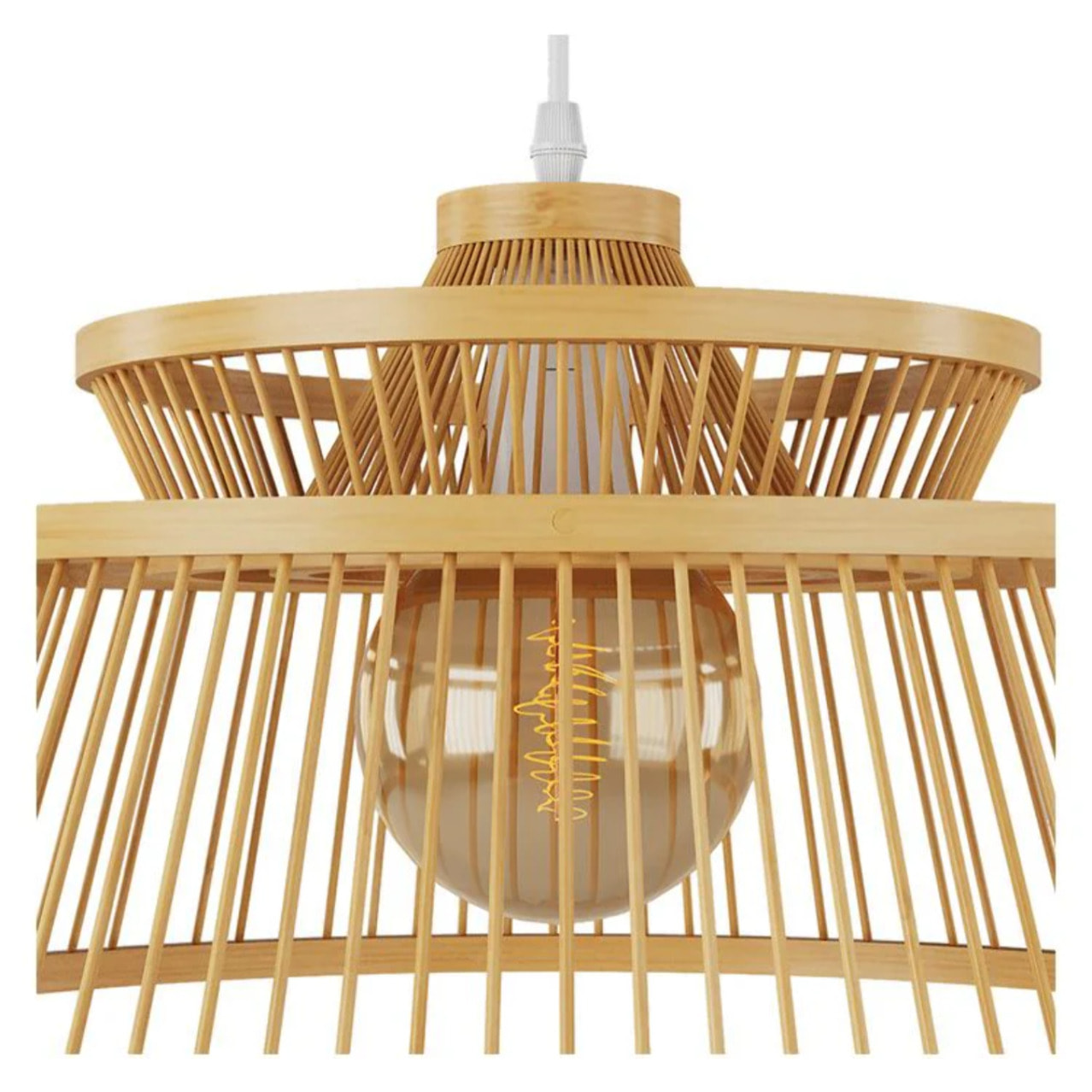 Suspension en bambou naturel D36 cm - Tahaa