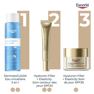 Hyaluron-Filler + Elasticity SPF20 - Soin Anti-Age Contour des Yeux 15 ml