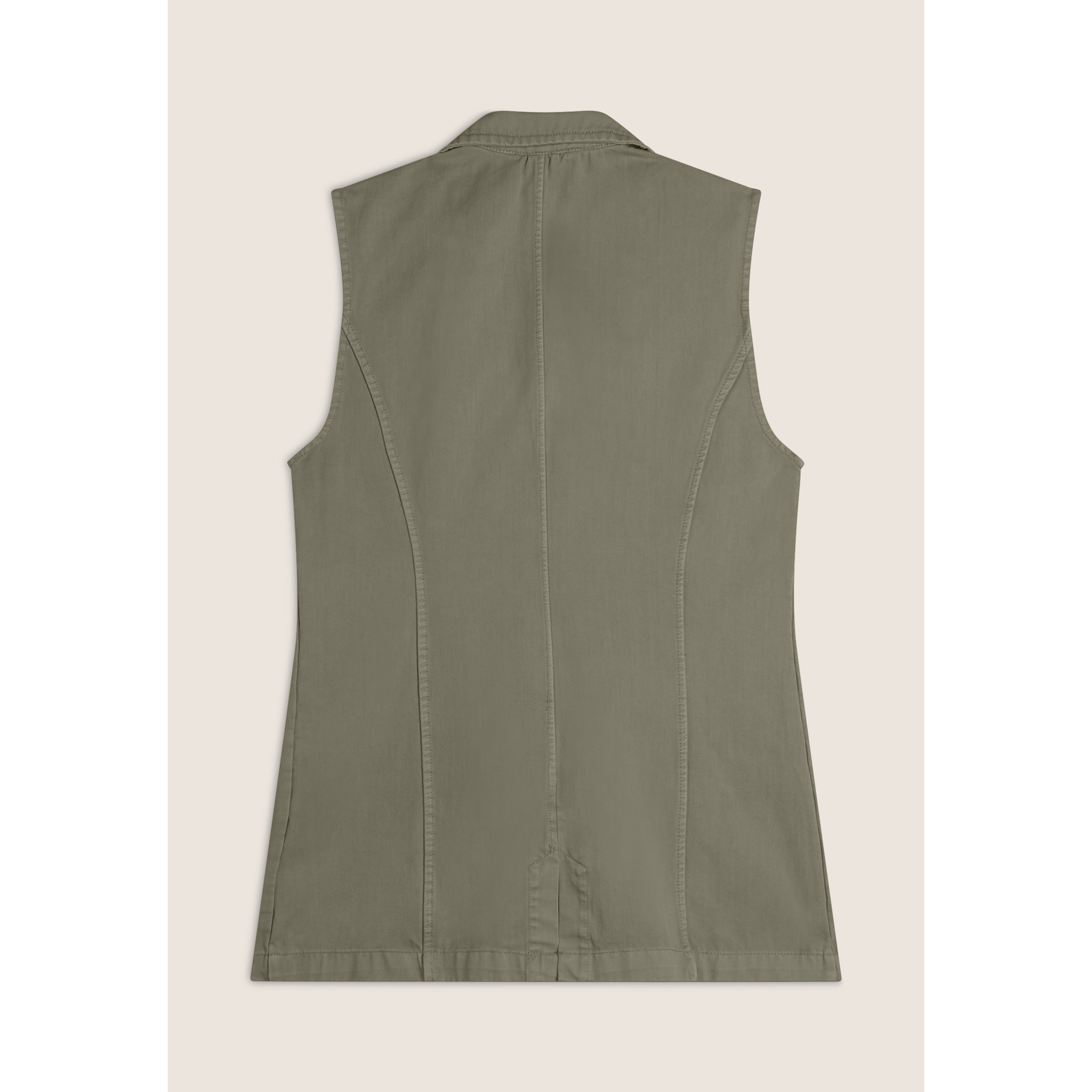 Gilet doppio petto da donna in gabardine