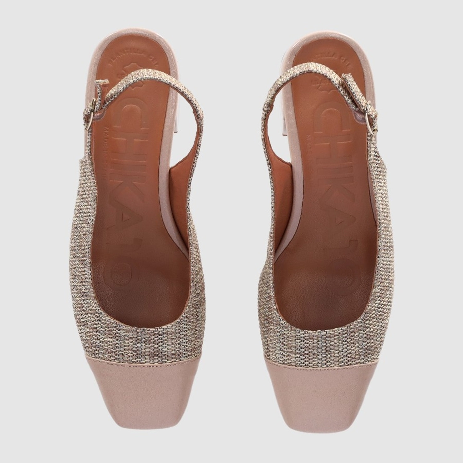 Zapatos de Tejido - Multicolor - Tacón: 3 cm