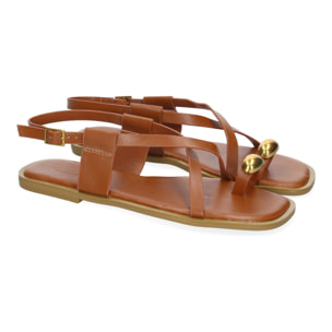 Sandalias Planas de Mujer, Diseño Comodo y Elegante con Cierre de Hebilla Ajustable