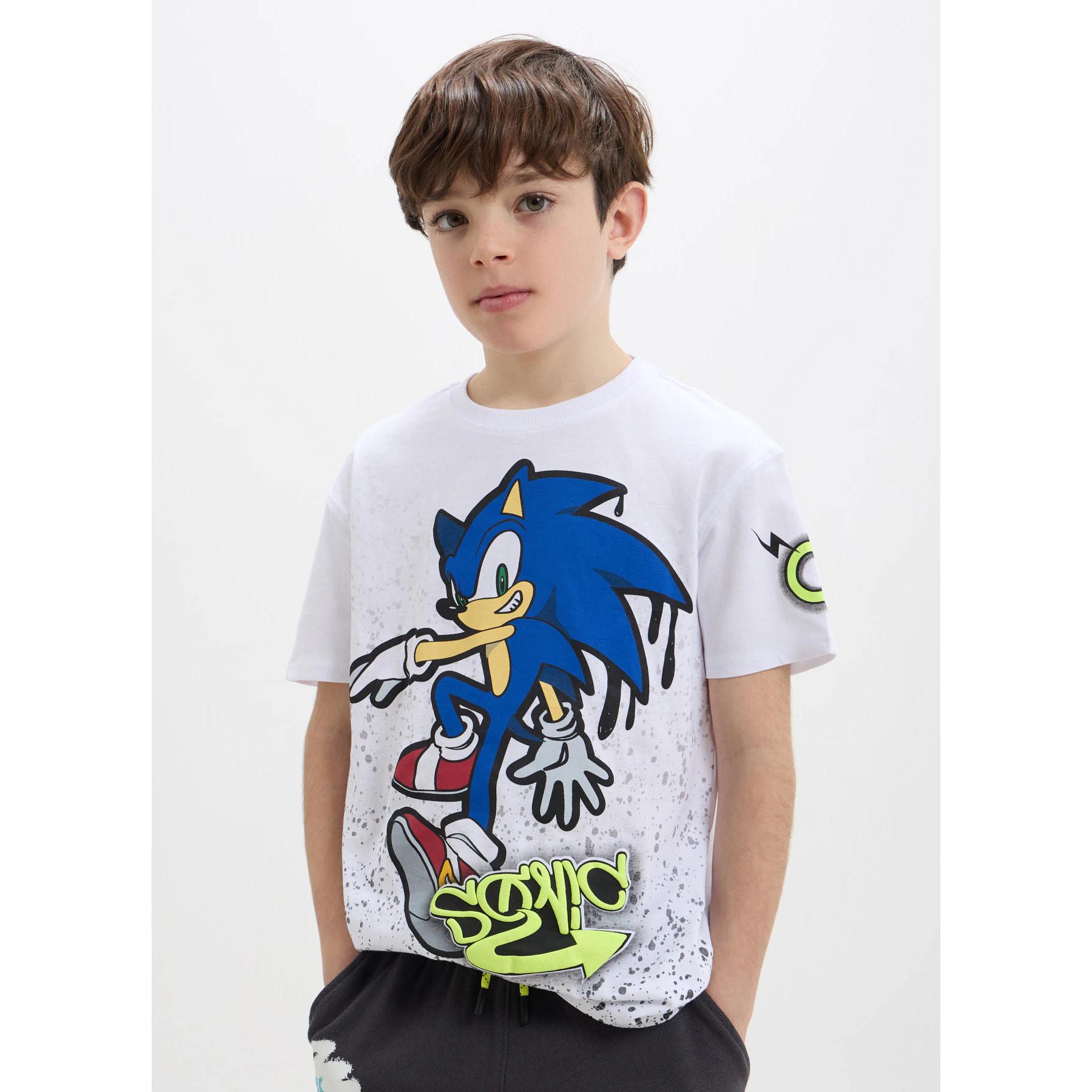 T-shirt stampa Sonic