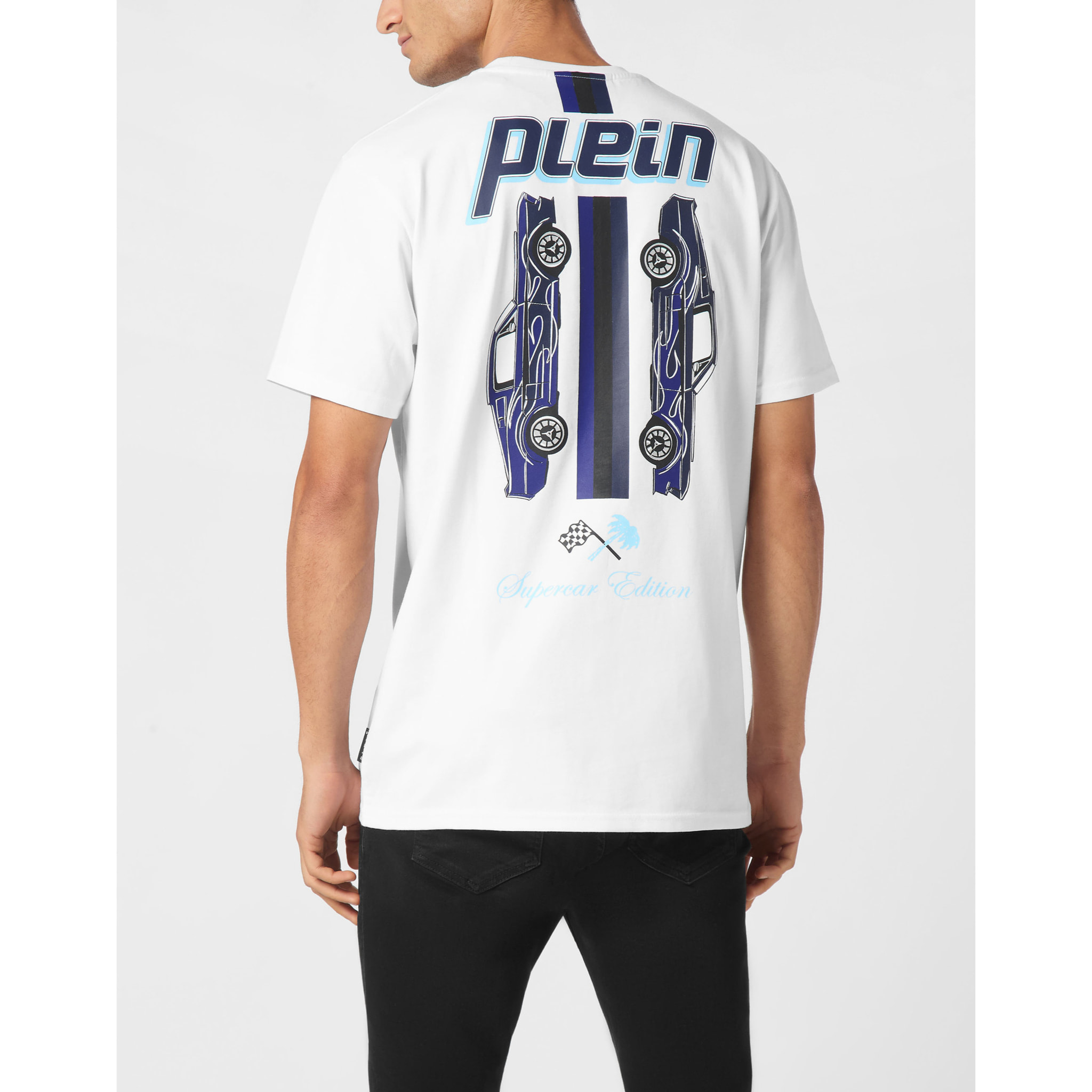 PHILIPP PLEIN T-Shirt Round Neck RACING