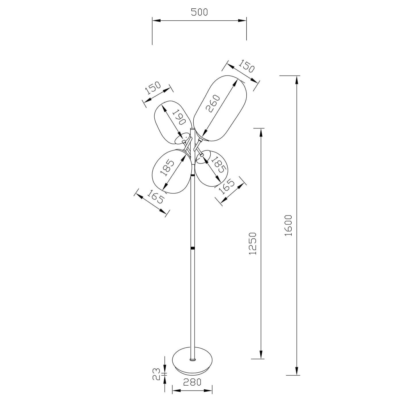 Lampadaire Balloon Dance 160cm Kare Design
