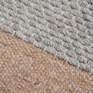 Tapis kilim tissé à la main avec un beau dégradé de couleurs