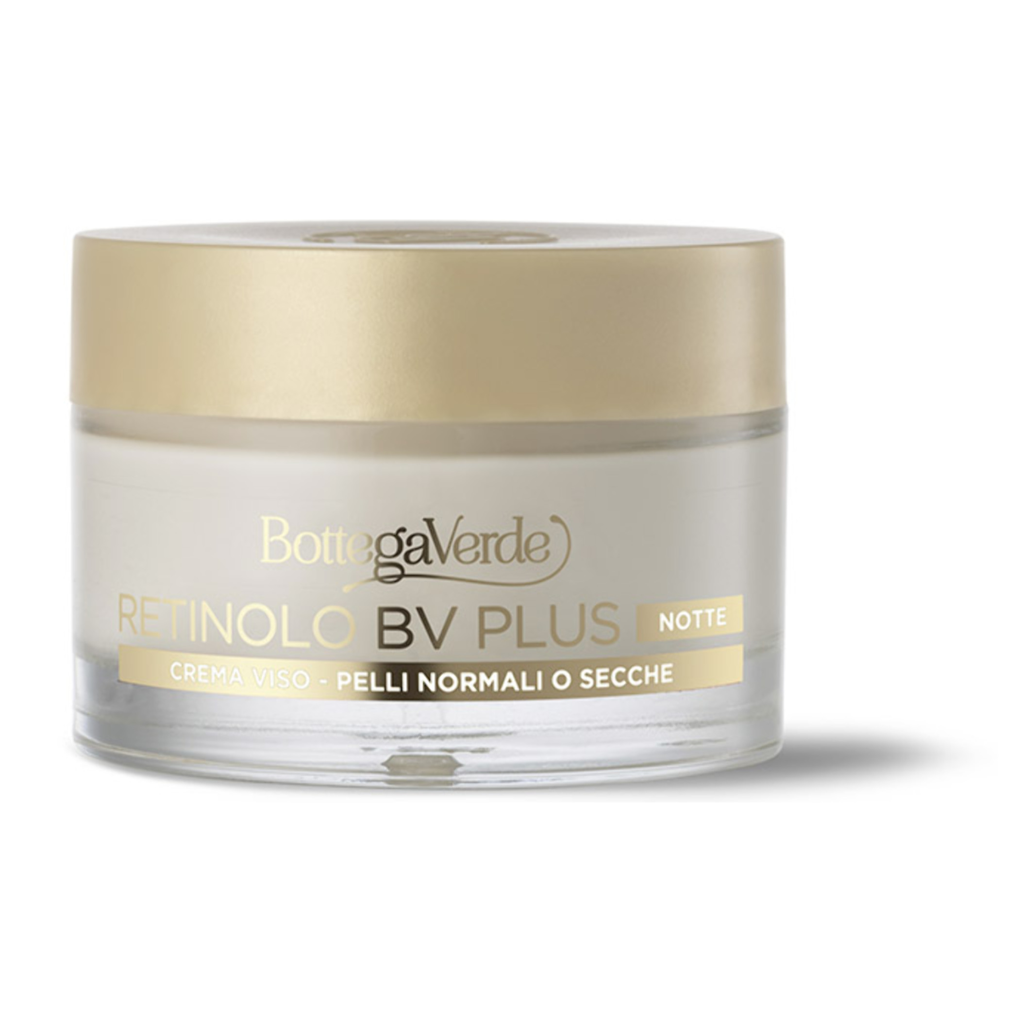 Retinolo Bv Plus - Crema viso notte - antietà, elasticizzante - con Pro-Retinolo e acido laluronico (50 ml) - pelli normali o secche