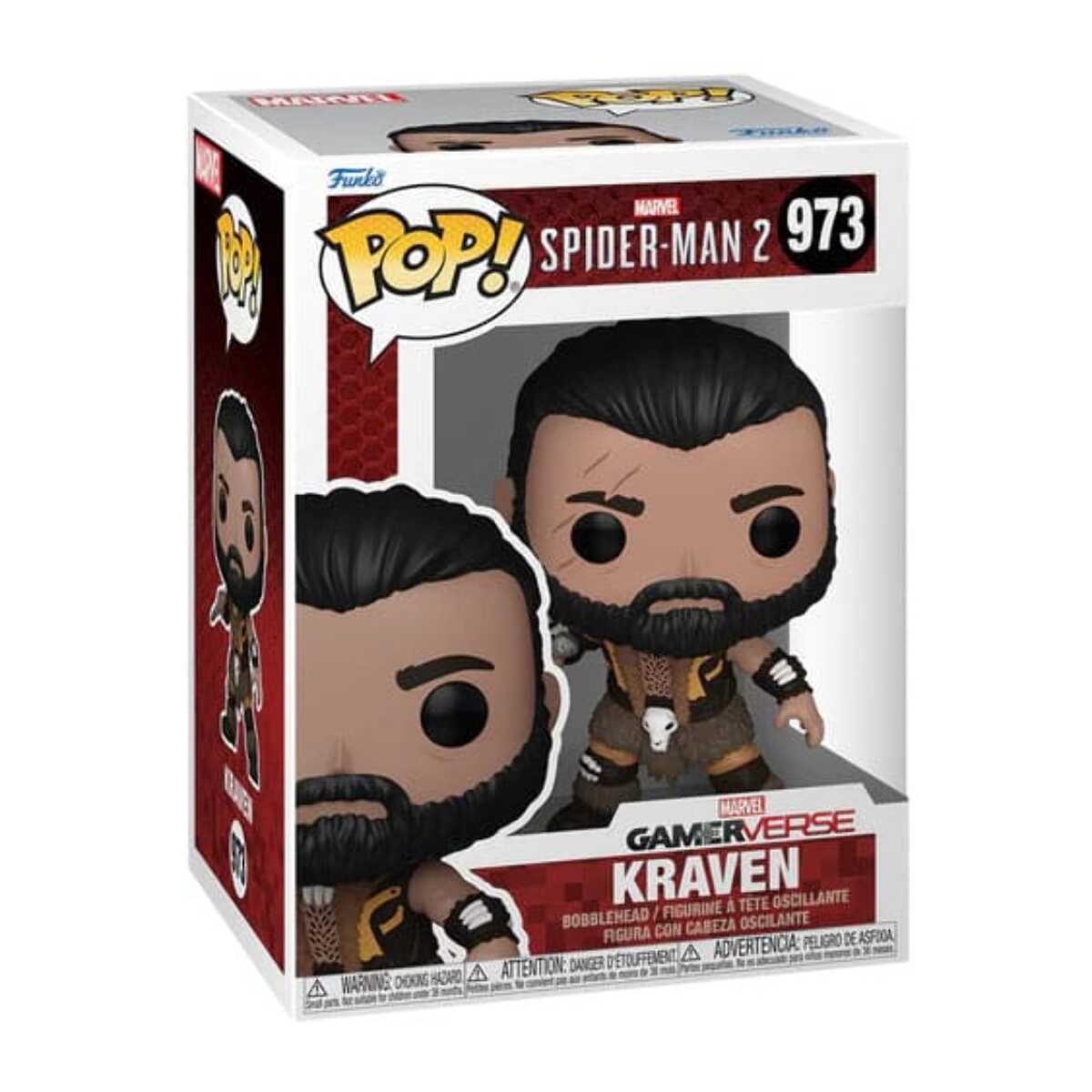 Marvel Spider-man 2 Pop! Games Figure in Vinile Kraven 9 Cm Funko