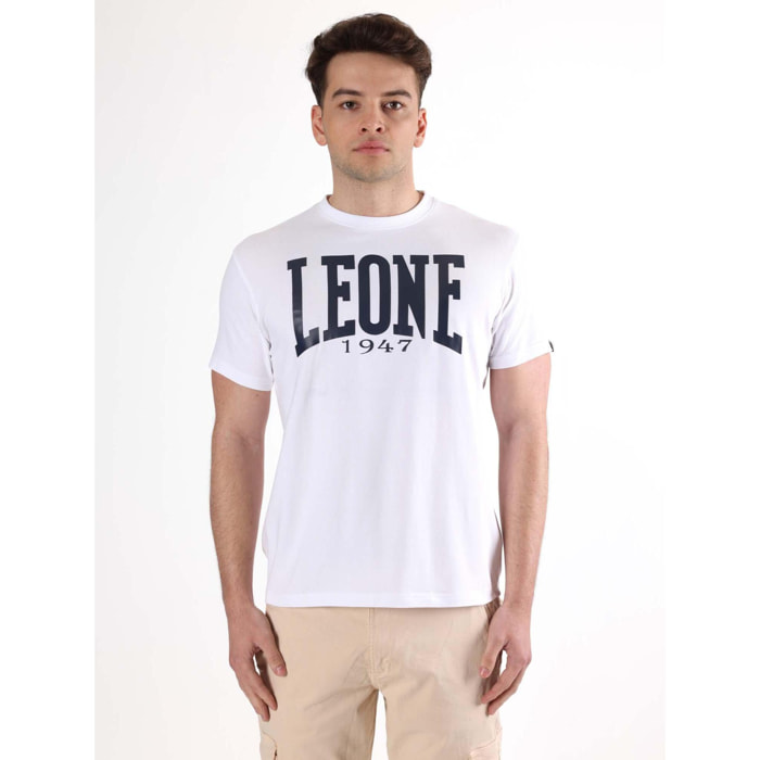 Camiseta de hombre Leone Basic de algodón de manga corta