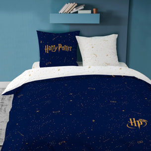 Parure de lit imprimée 100% coton, HARRY POTTER ICONIC