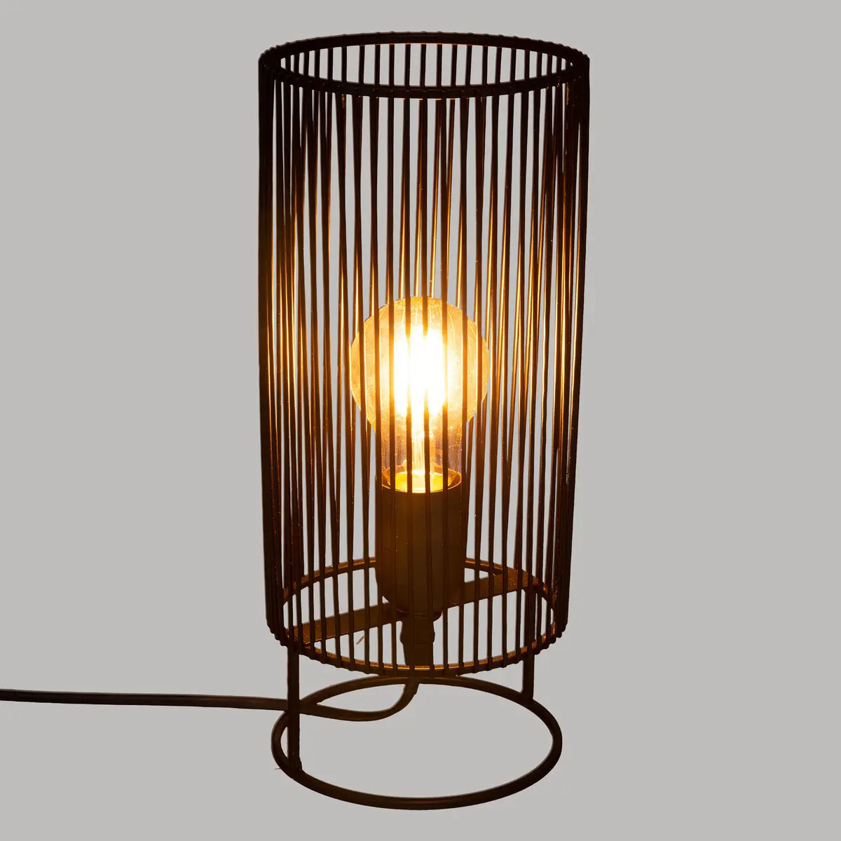 Lampe à poser "Nora" noir H30cm