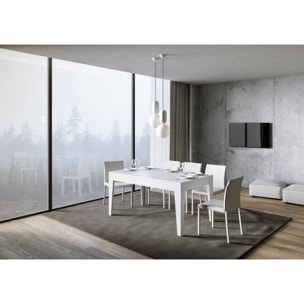 Table extensible 90x160/220 cm Cico Frêne Blanc