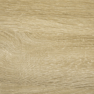 Mesa de Centro Moderna con 2 Cajones Compartimientos Abiertos 106x58x39,5 cm