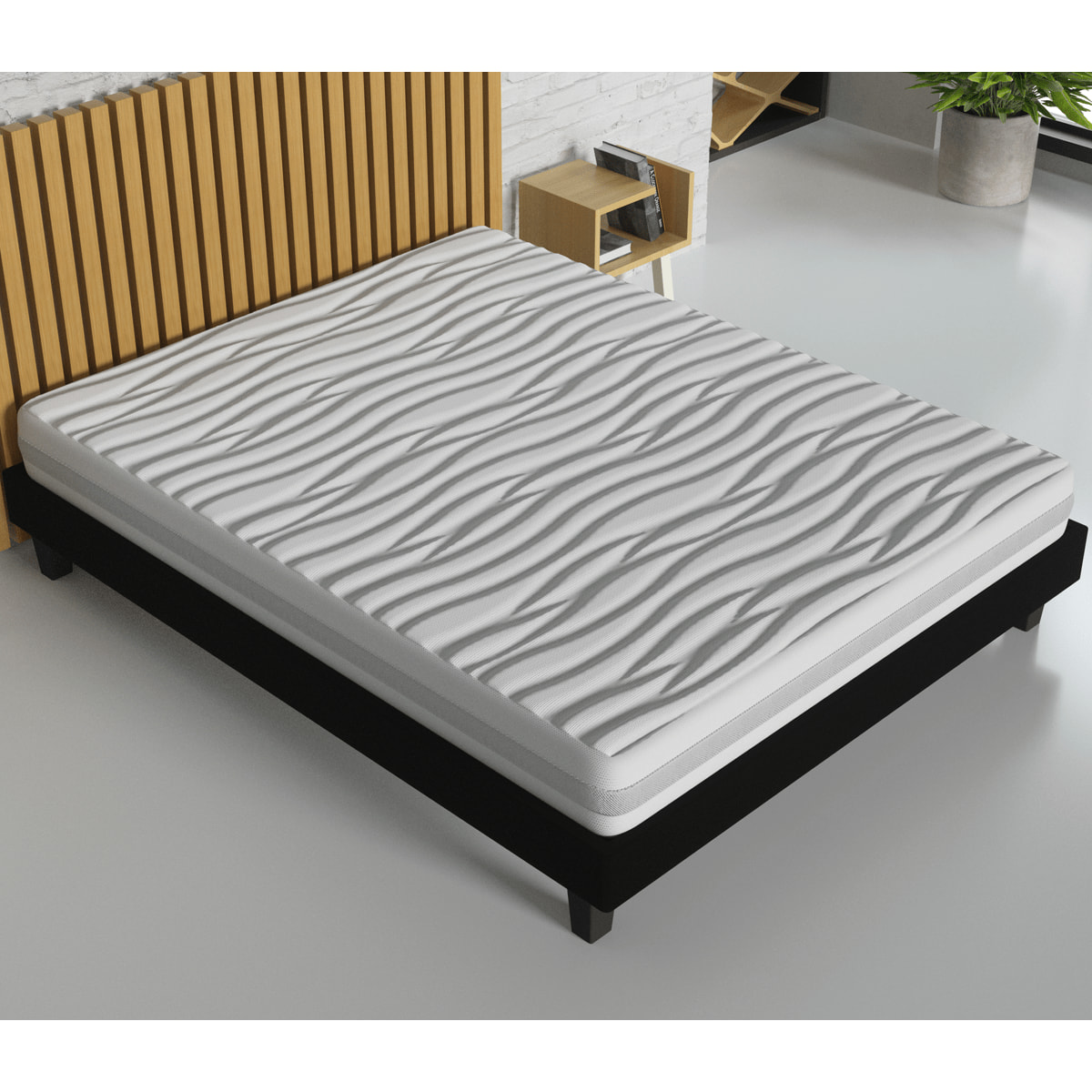 Matelas mousse - coutil déhoussable - 16 cm - CLEAN CONFORT