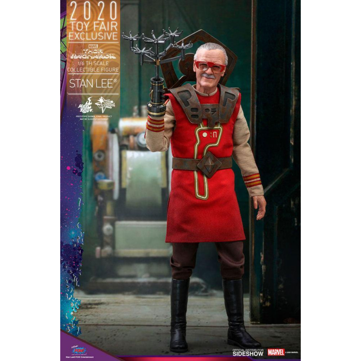 Thor Ragnarok Film Capolavoro Statua Stan Lee Figura 30 cm Esclusiva Hot Toys