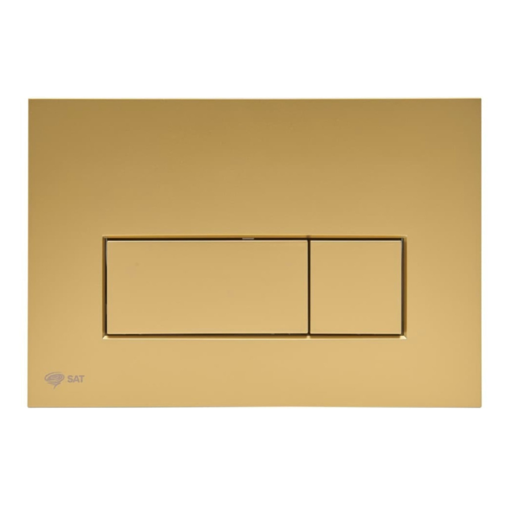 Pack WC bâti-support ECO 2L Swiss Aqua Technologies + WC suspendu Roca avec abattant SoftClose + plaque or (STEROGAWR06-FR)