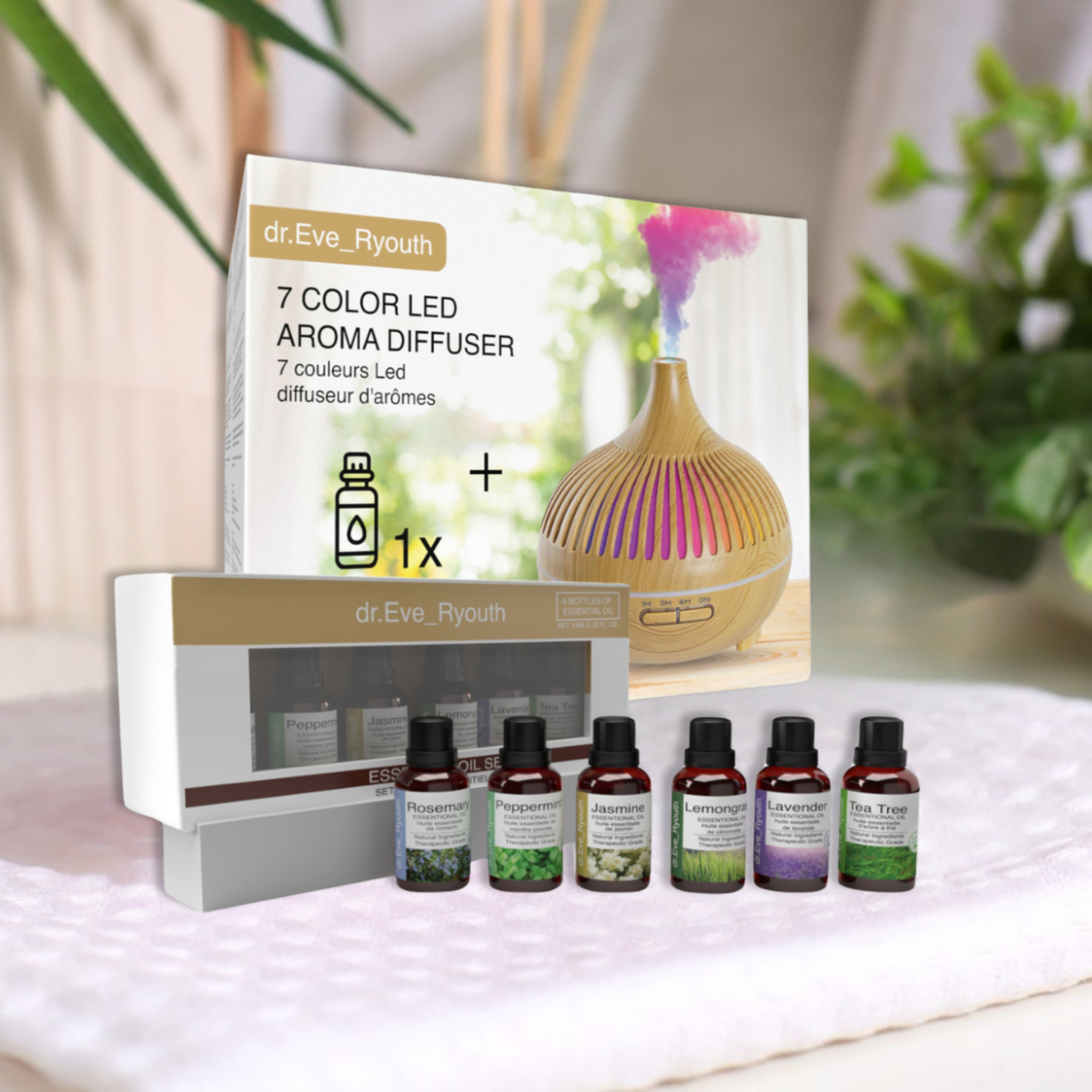 Juego de aromas LED