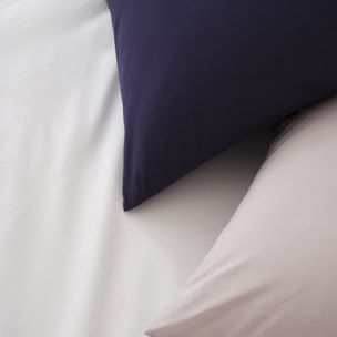 Housse de couette en percale de coton - Gris clair