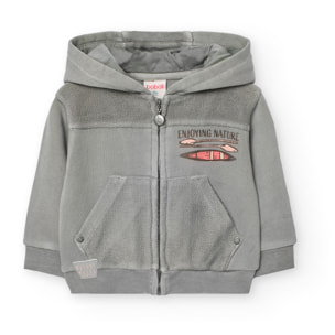 Veste en molleton à capuche