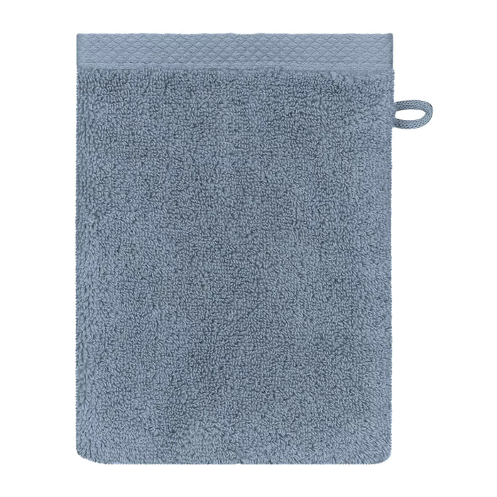 Gant de toilette Elea bleu ardoise