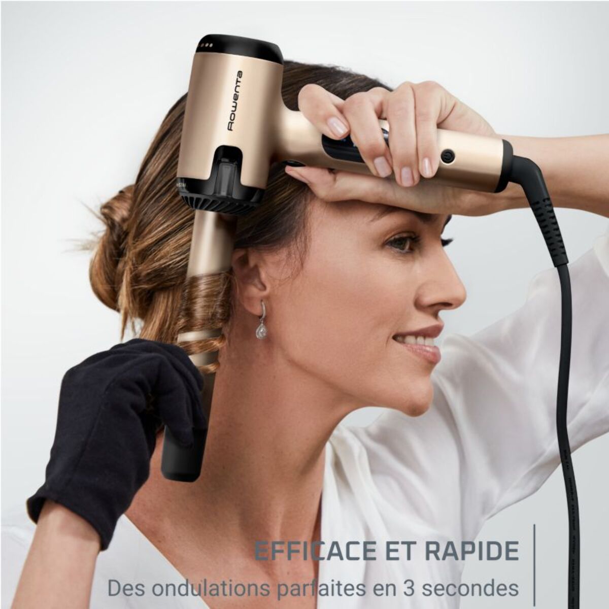 Fer à boucler ROWENTA Air curl pro gamme trésor CF4311F0