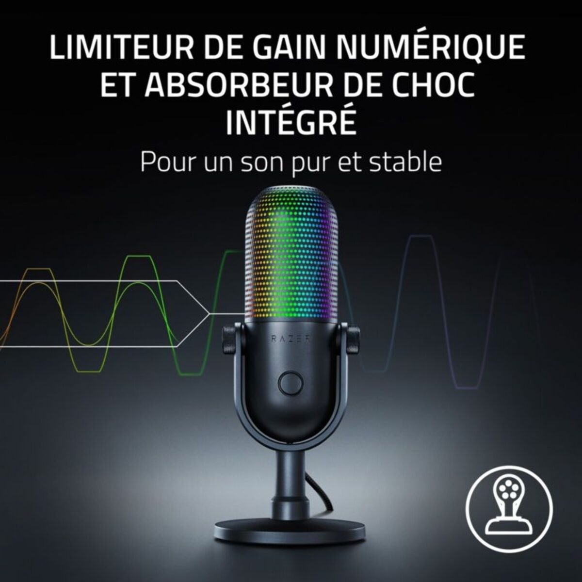 Micro Gamer RAZER Seiren V3 Chroma