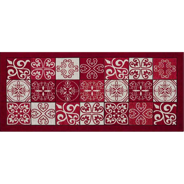 Tappeto Ingresso Corridoio Cucina Rosso